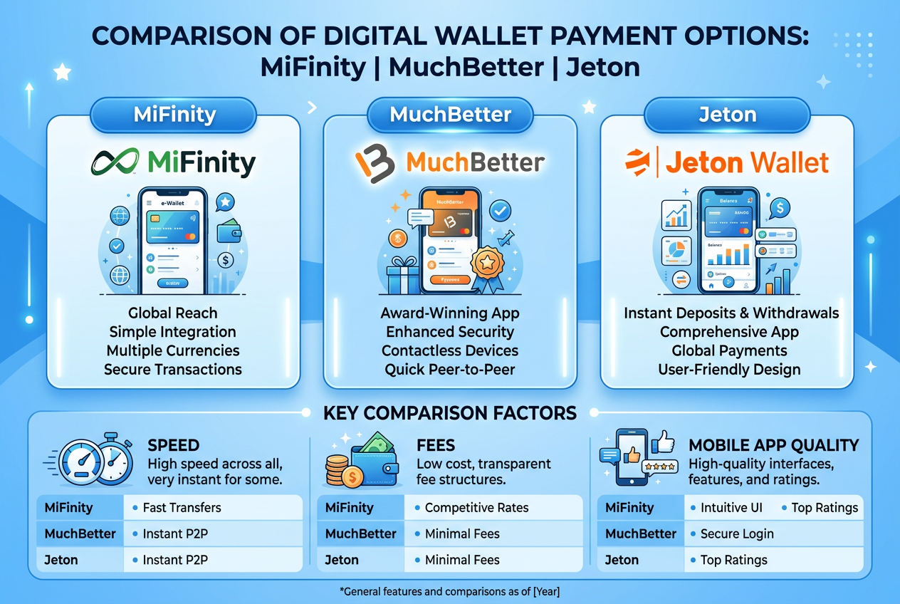 Porównanie metod płatności e-wallet w formie infografiki